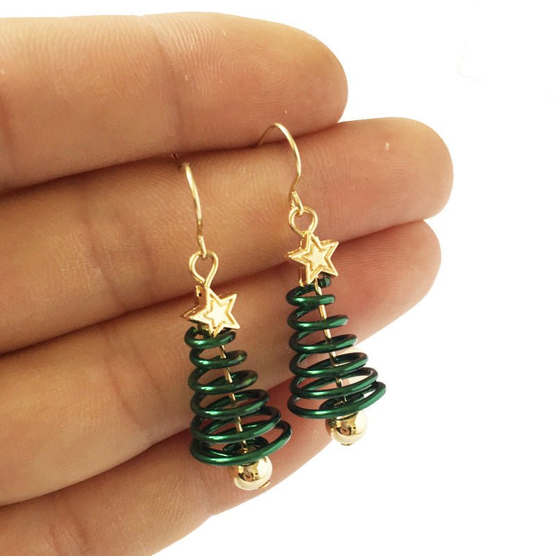 Christmas Earrings Tree Star DIY Earrings - Alvenah - Alvenah