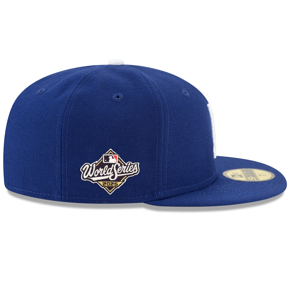 Men's Los Angeles Dodgers New Era Royal 2025 World Series Side Patch 59FIFTY Fitted Hat - Alvenah - New Era