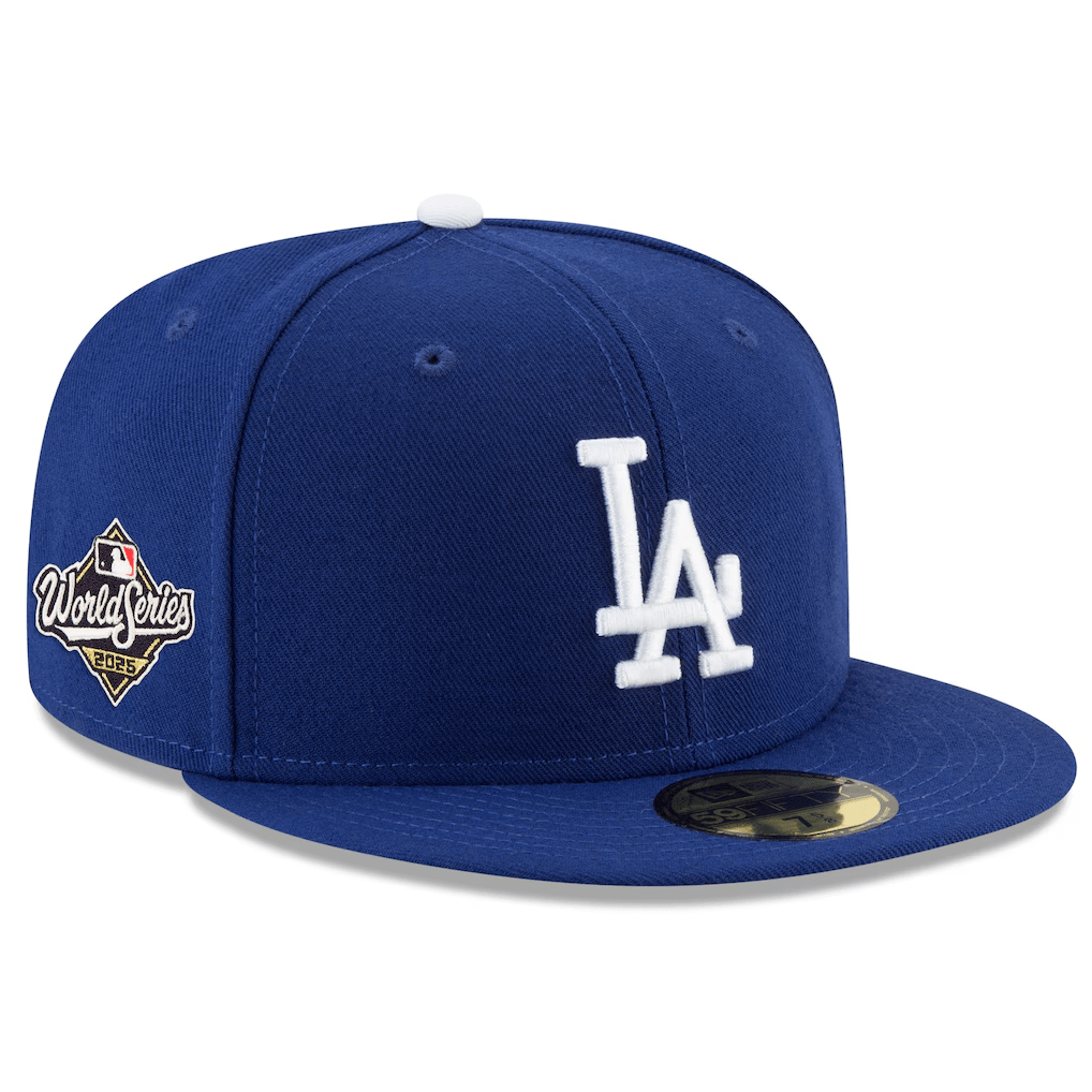 Men's Los Angeles Dodgers New Era Royal 2025 World Series Side Patch 59FIFTY Fitted Hat - Alvenah - New Era